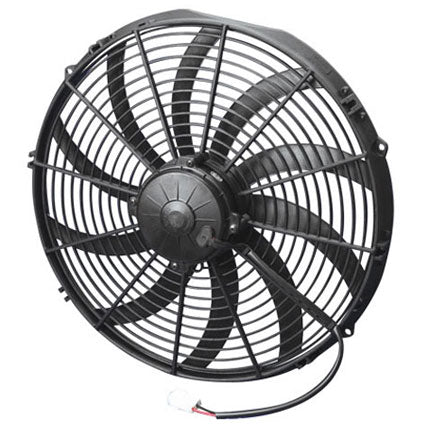 Spal electric fan - 12v - 16" - h/duty - skew blades - puller