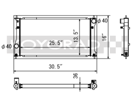 Koyorad alloy radiator - Toyota 86 / Subaru BRZ 12-20