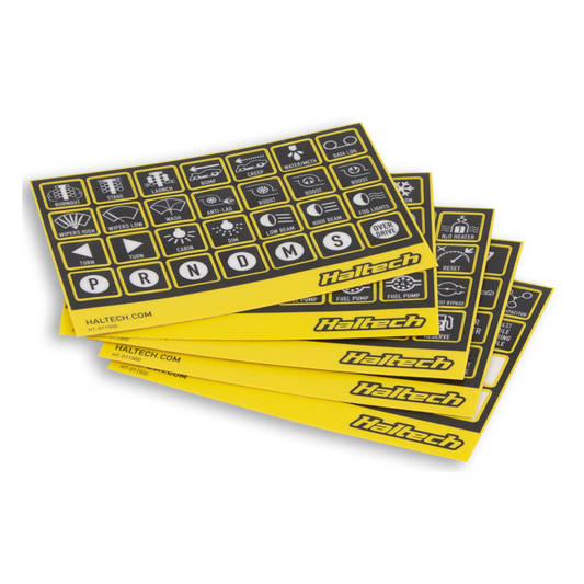 Haltech Canbus keypad label set