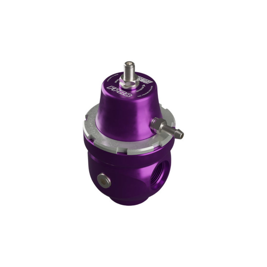 Turbosmart FPR8 8an fuel pressure regulator - black / blue / purple / red